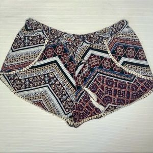 Hot Kiss Soft Touch Patterned Shorts